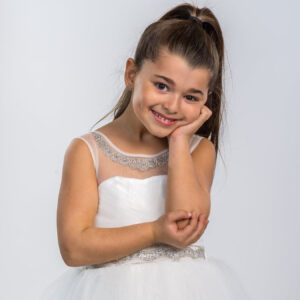 The American Princess Girls' White Dress